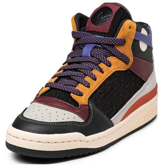 Adidas Forum Mid Patchwork Hi Top Sneakers Purple Men’s 8 HP5359 - Picture 1 of 11